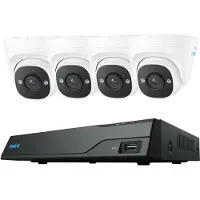 Reolink NVS8-5MD4 NVS8-5MD4 IP-Bewakingsset Kabelgebonden, WiFi 2880 x 1616 Pixel