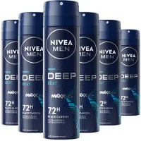 Nivea 6x MEN DEEP Beat Anti-Transpirant Deodorant Spray - 150ml