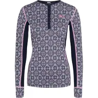 Kari Traa Rose, thermoshirt, dame, donkerblauw