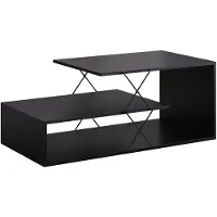 Vicco Nario Salontafel – 100 x 50 cm Zwart