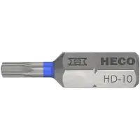 Heco - Drive-Bits - Torx 10 - 25mm Blister verpakking 2 stuks