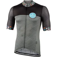 Bianchi Milano TALORO Fietsshirt korte mouwen Heren Olijfgroen Zwart - VERDE OLIVE NERO - M