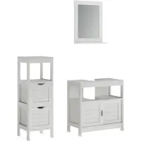 Vicco Vilda Badkamermeubelset – 3 delen Wit
