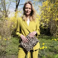 LOQI Zip Pockets - Leopard Dusk, Twilight and Sunrise gerecycled
