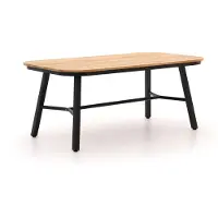 Hartman Tuintafel TUBB Teak Dining Table Black 185 x 100 cm