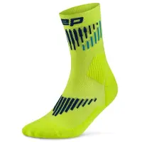 Cep Core Run Merino Socks Mid Cut 3.0, hardloopsokken, heren, geel
