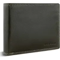 Bugatti Leer portemonnee Savona Wallet With Flap 8CC Green olijfgroen