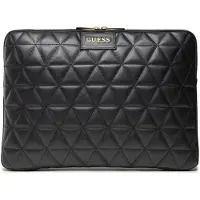 GUESS Gewatteerde mouw (13", Universeel), Laptoptas, Zwart