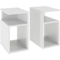 Vicco Elios Nachtkastje – Set van 2 Wit
