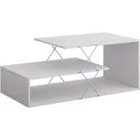 Vicco Nario Salontafel – 100 x 50 cm Wit