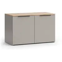 Vicco Wido Sideboard – 80 x 50 cm met 2 deuren Grijs