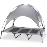 OEM hondenligstoel In en Outdoor met zonnedak XXL 122x92x95cm
