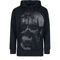 Killstar - Gothic Trui met capuchon - Hypnoskull Hoodie - XS tot 4XL - zwart - Maat XXL