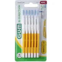 Gum Bi-Direction Interdentale Ragers 1.4 mm geel - 6 stuks