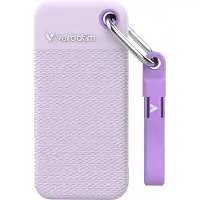 Verbatim POCKET SSD, USB 3.2 GEN 2, 1TB, paars, inclusief twee rubberen hoesjes