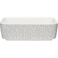 Arabia Mainio Sarastus ovenvorm 2,5 l Zwart-wit