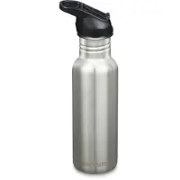Klean Kanteen Classic Narrow met Flip Sportdop (Maat - 532 ml, Kleur - Brushed stainless)