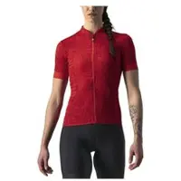 Castelli Promessa Jacquard Red Jersey