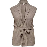 ONLY Carmakoma - CARKATIA SL RIB WRAP VEST KNT Dames Vest