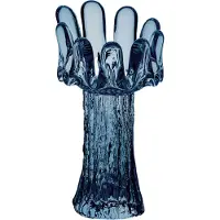 Kosta Boda Solros lantaarn cirkelvormig glas 18 cm Blauw