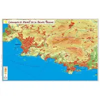 Georelief Les calanques et le massif de la sainte-beaume - Collectif