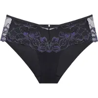 Triumph Slip ' Wild Gardenia Florale ' zwart