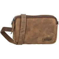 Enrico Benetti Leren Schoudertasje Genua Camel