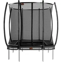 Avyna Trampoline Inground 380x255 (238) Met Net – Zwart | Nu Met Gratis Afdekhoes (avbl-238-i-combi-bd)