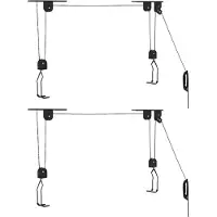 vidaXL Fietstakels met plafondbevestiging 2 st 20 kg