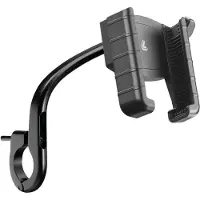 Lampa Telefoonhouder 91580, Bevestiging voor Linker Handvat, Geschikt voor Bromfiets, Scooter, Motorfiets, E-bike en Fatbike