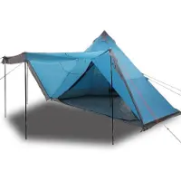 vidaXL Tipitent 8-persoons waterdicht blauw