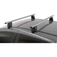 Menabo Dakdragers geschikt voor Opel Astra G 1998-2004 4-deurs sedan Delta zilver