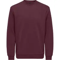 Only & Sons Sweatshirt 'ONSConnor' wijnrood