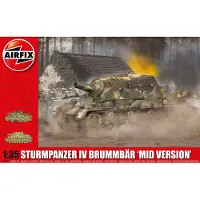 Hornby Modelbouwpakket Militaire voertuigen - 1376 Sturmpanzer IV Brummbar Mid Version Plastic - 1:35 - Modelbouw