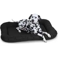 Knuffelwuff waterbestendig hondenbed voor binnen en buiten Lucky XXL 118 x 85cm zwart