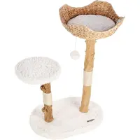 Flamingo Krabpaal – Design Line Fidel – krabpaal kat – krabmeubel – design krabpaal – 75x42x98 cm – beige