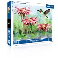 New York Puzzle Company Puzzel Ruby-throated Hummingbird - 1000 stukjes