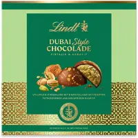 Lindt DUBAI STYLE Chocolade Pralines Pistache 90 gram - Melkchocolade, Kadayif, Pistache noten - Premium Dubai Style chocolade - Kerstcadeau
