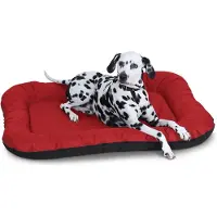 Knuffelwuff waterbestendig hondenbed voor binnen en buiten Lucky XXL 118 x 85cm rood