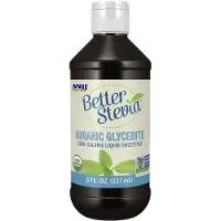 Now , Better Stevia, Zero-Calorie Vloeibare Zoetstof, Biologische Glyceriet, 8 fl oz (237 ml)