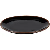 Serax Out Of Lines By Uncharted Dinerbord Ø22,5 Black Brown