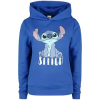 Lilo & Stitch - Disney Trui met capuchon - Stitch - Sit - S tot M - voor Vrouwen - blauw - Maat S