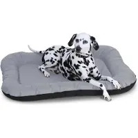 Knuffelwuff waterbestendig hondenbed voor binnen en buiten Lucky XXL 118 x 85cm grijs