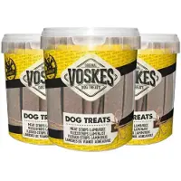 Voskes 3x Emmer Vleesstrips Lam 600 Gr