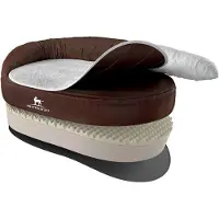 Knuffelwuff orthopedisch hondenbed Jessy XL 120 x 75cm bruin
