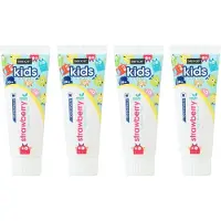 Sence Tandpasta Kids Aardbei - 4 x 75 ml