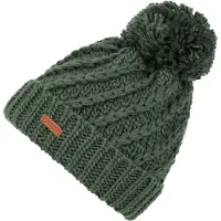 Protest pompon muts PRTPaisley olijfgroen female | Maat: 55cm