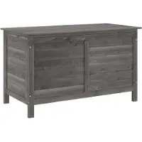 vidaXL Tuinbox 99x49,5x58,5 cm massief vurenhout antracietkleurig
