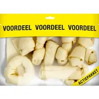 Voskes 8x Blanke Kauwkluiven Mix 420 Gr