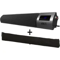 Volt! VOLT I-Red Infrarood Terrasverwarmer 1200W + Cover- Wifi - Ecostand - IP44 - 96CM - Heater + Beschermhoes - Voordeelset!